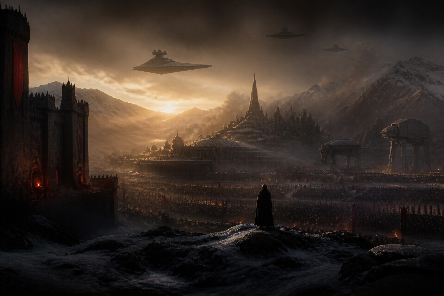 Game of Thrones x Star Wars fanfiction — original illustration of the Game of Thrones x Star Wars world