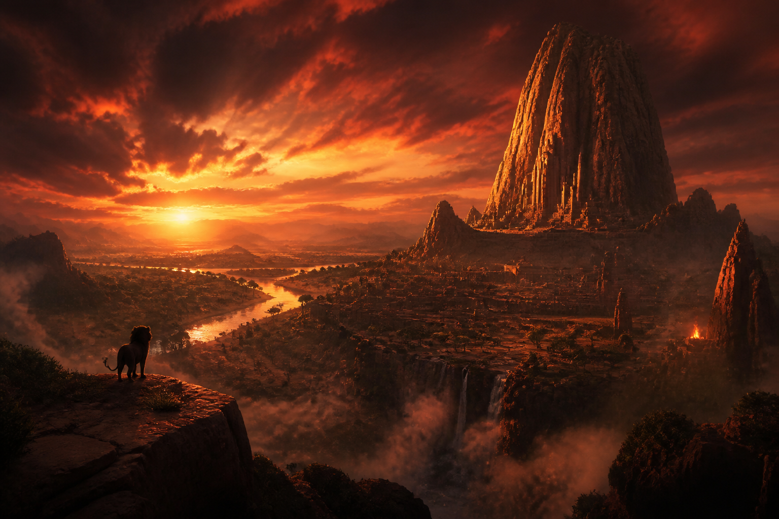 The Lion King fanfiction — original illustration of the The Lion King world