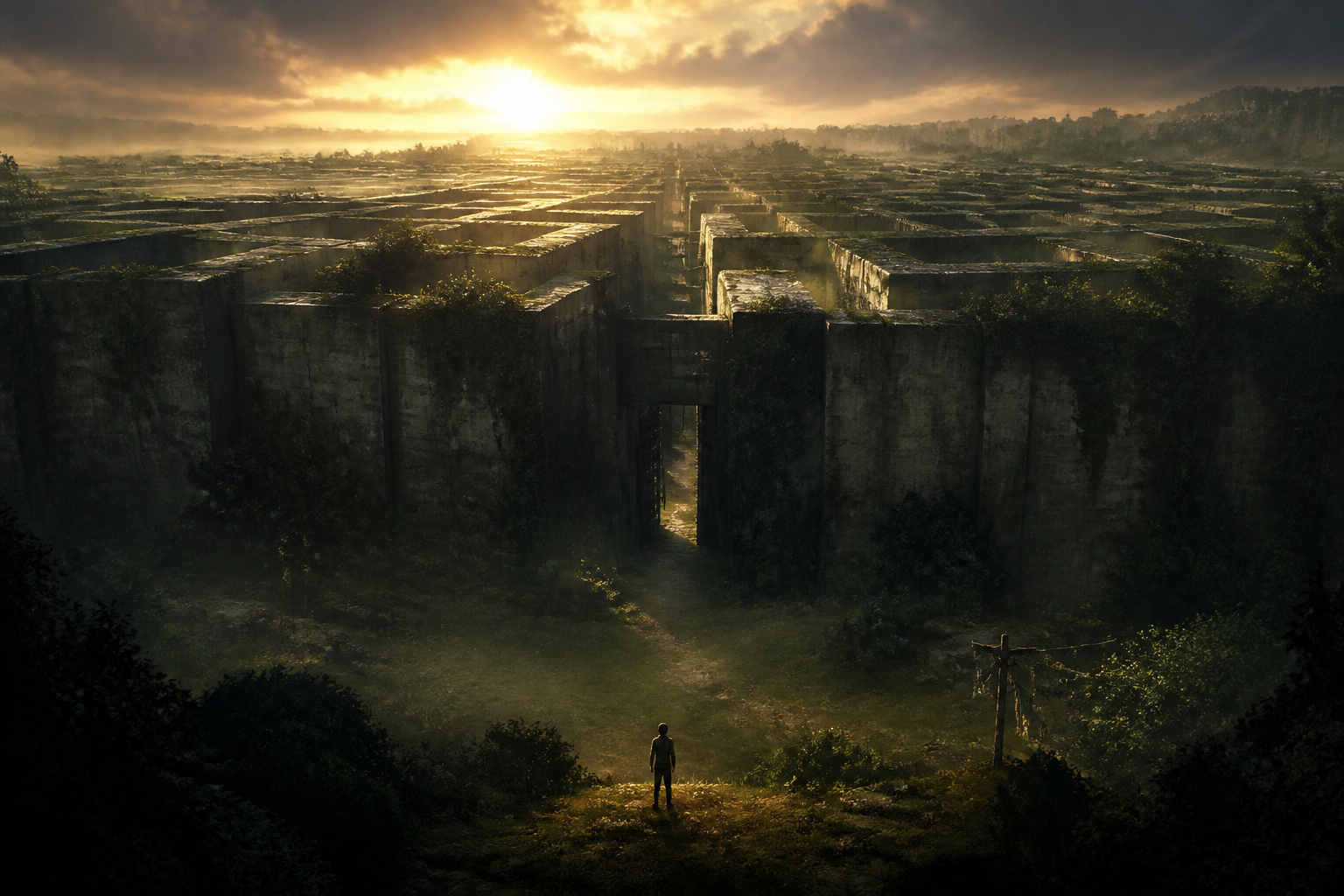 The Maze Runner fanfiction — original illustration of the The Maze Runner world