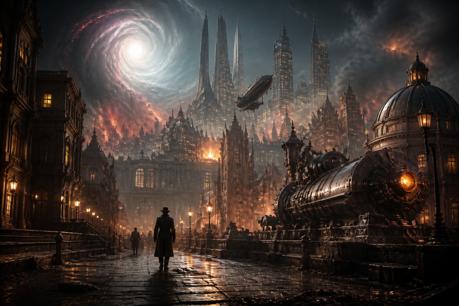 Timeless fanfiction — original illustration of the Timeless world